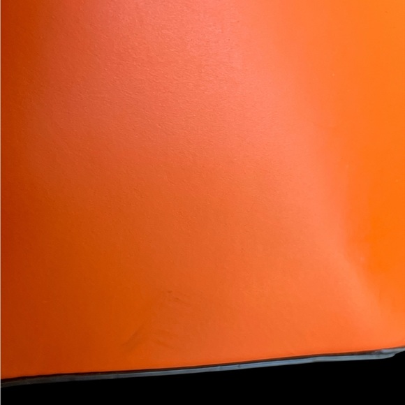 Dooney and Bourke Orange Leather Like New Bag - Picture 14 of 16